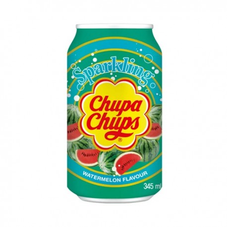 نوشیدنی گازدار با طعم هندوانه چوپاچوپس 345 میل chupa chups