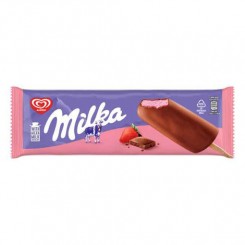 بستنی میلکا توت فرنگی اصل 62 گرم Milka