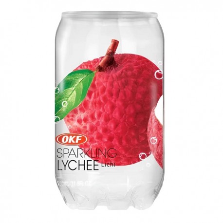 آب گازدار با طعم لیچی او کی اف 350 میل OKF