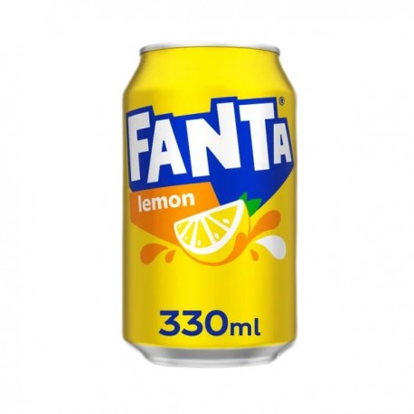 نوشابه فانتا اصل اروپا با طعم لیمو 330 میل Fanta