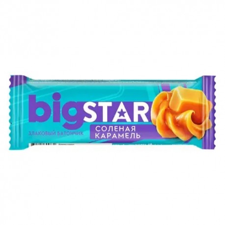 غلات بار کارامل نمکی بیگ استار 40 گرم bigSTAR