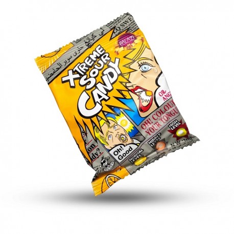 آبنبات خیلی ترش پالازی با طعم پرتقال 18 گرم PALAZI