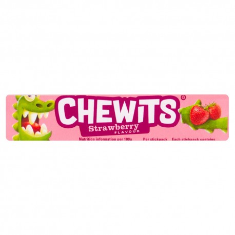 تافی با طعم توت فرنگی چویتس 30 گرم CHEWITS