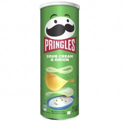 چیپس پرینگلز با طعم خامه ترش و پیاز 165 گرم