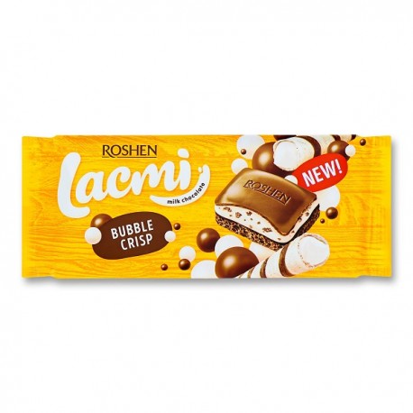 شکلات شیری حبابی با مغز شکلات کرانچ روشن 85 گرم Roshen