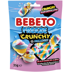 مارشمالو خشک فریزکرانچی ببتو 35 گرم Bebeto