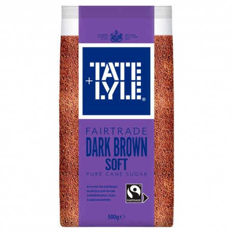 شکر قهوه ای تیت اند لایل مدل قهوه ای تیره 500 گرم TATE & LYLE