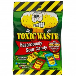 آبنبات خیلی ترش مخلوط تاکسیک ویست 57 گرم toxic waste