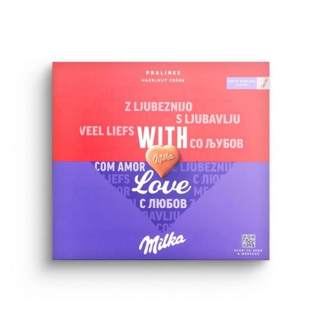 شکلات کادویی میلکا با کرم فندقی 110 گرم Milka