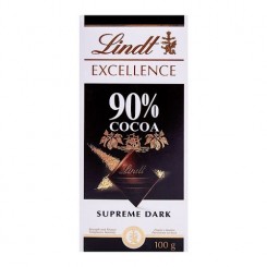 شکلات تلخ لینت اکسلنس 90 درصد 100گرم LINDT