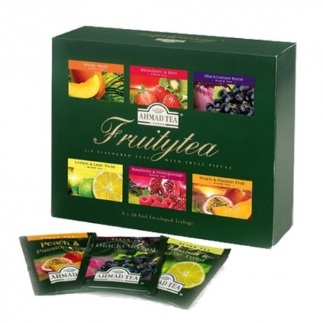 چای کیسه ای احمد مدل Fruity Tea بسته 60 عددی
